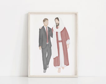 Go Forth with Faith | LDS Missionary | Called to Serve | Jesus Painting | Come follow Me | I am a Child of God | LDS | LDS Art | Mormon