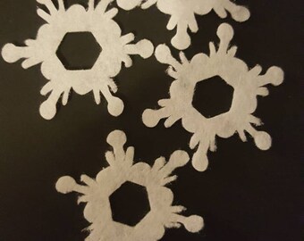 Felt Snowflakes