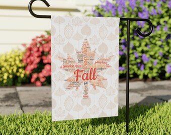 Fall and Autumn Leaves Garden Flag, Autumn Leaves Garden Flag, Fall Leaves House Flag, Autumn Leaf Garden Flag, Fall Leaf House Flag