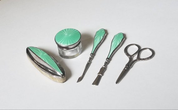 7-piece Manicure Nail Set Travel Nail Kit Manicure Set With Mirror 