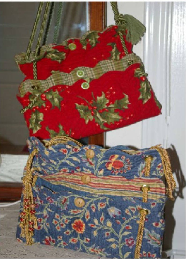 5 Pocket Placemat Purse Pattern Etsy