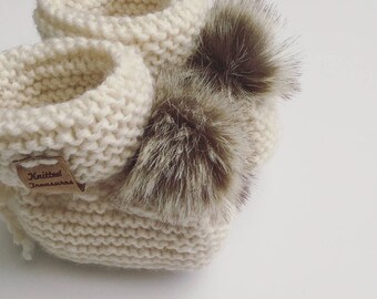 baby black booties