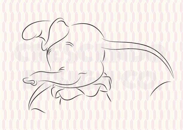 Disney Dumbo minimalist line drawing SVG, Eps, Pdf, Png for Cricut Iron-On Decal Cutting File/Clip Art, Disney Family Shirt, Disney Vacation Disney Dumbo minimalist line drawing SVG, Eps, Pdf, Png for Cricut Iron-On Decal Cutting File/Clip Art, Disney Family Shirt, Disney Vacation
