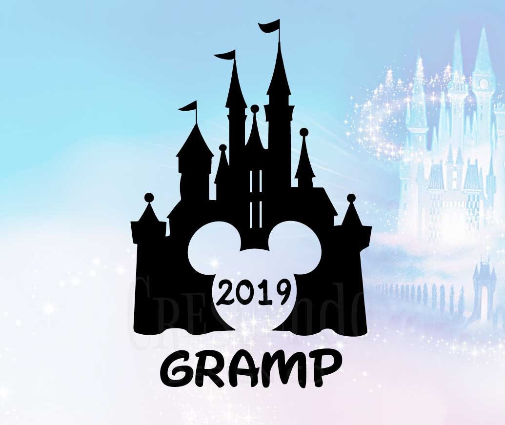 Download Gramp 2019 Mickey Disney Castle SVG, Eps, Pdf, Png, Dxf ...