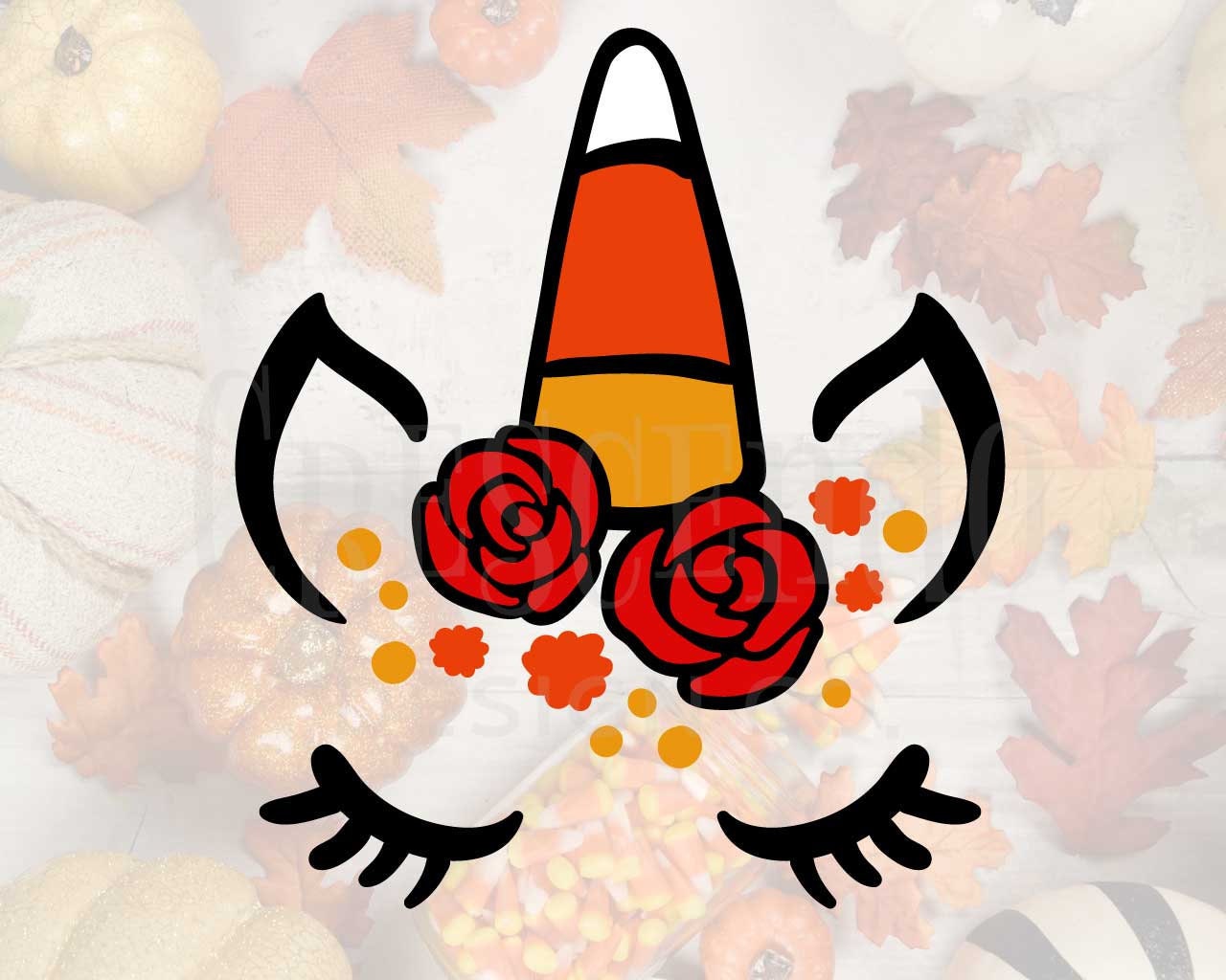 Candy Corn Unicorn Iron On Transfer Halloween Iron On Candy Etsy