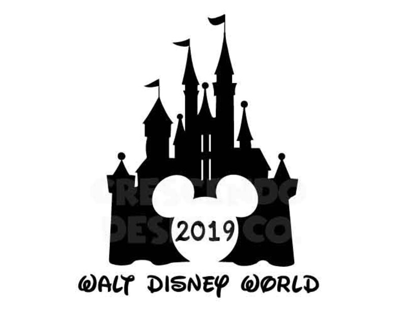 Download Walt Disney World 2019 Mickey Disney Castle SVG Eps Pdf | Etsy