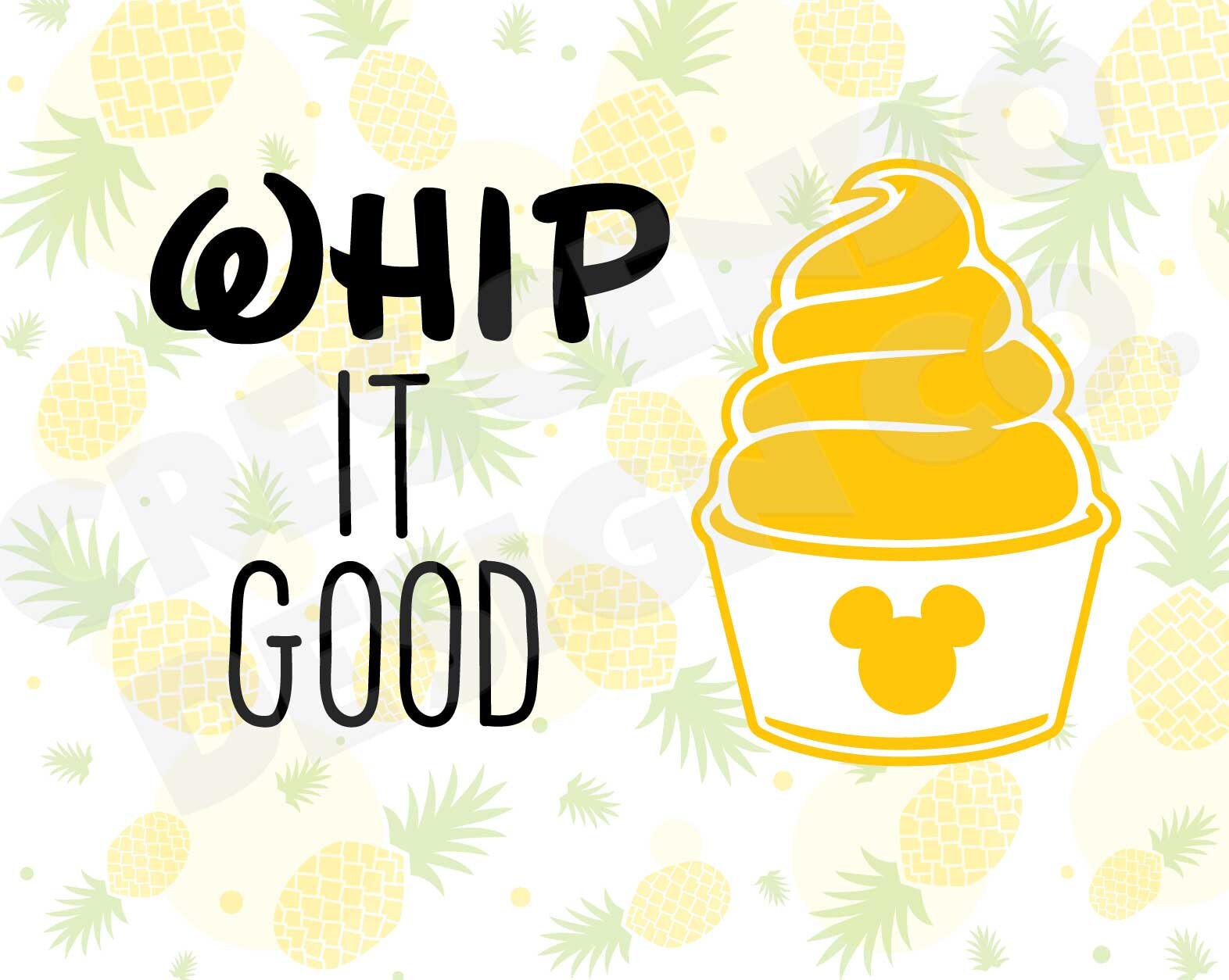 Whip It Good Dole Whip SVG Eps Pdf Png for Cricut Iron-on | Etsy