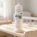 Personalized christening candle with name, date and christening verse "Whale 8", boy/girl, christening gift, communion candle, godparent product logo