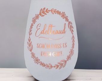 Personalized lantern "It's great that you exist"