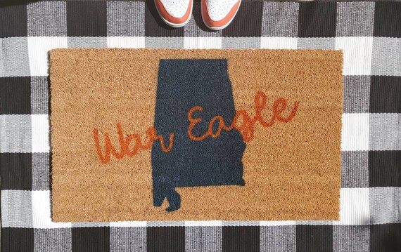 Auburn War Eagle Doormat