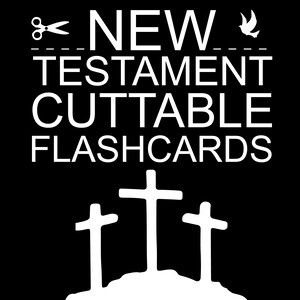 New Testament Cuttable Flashcards