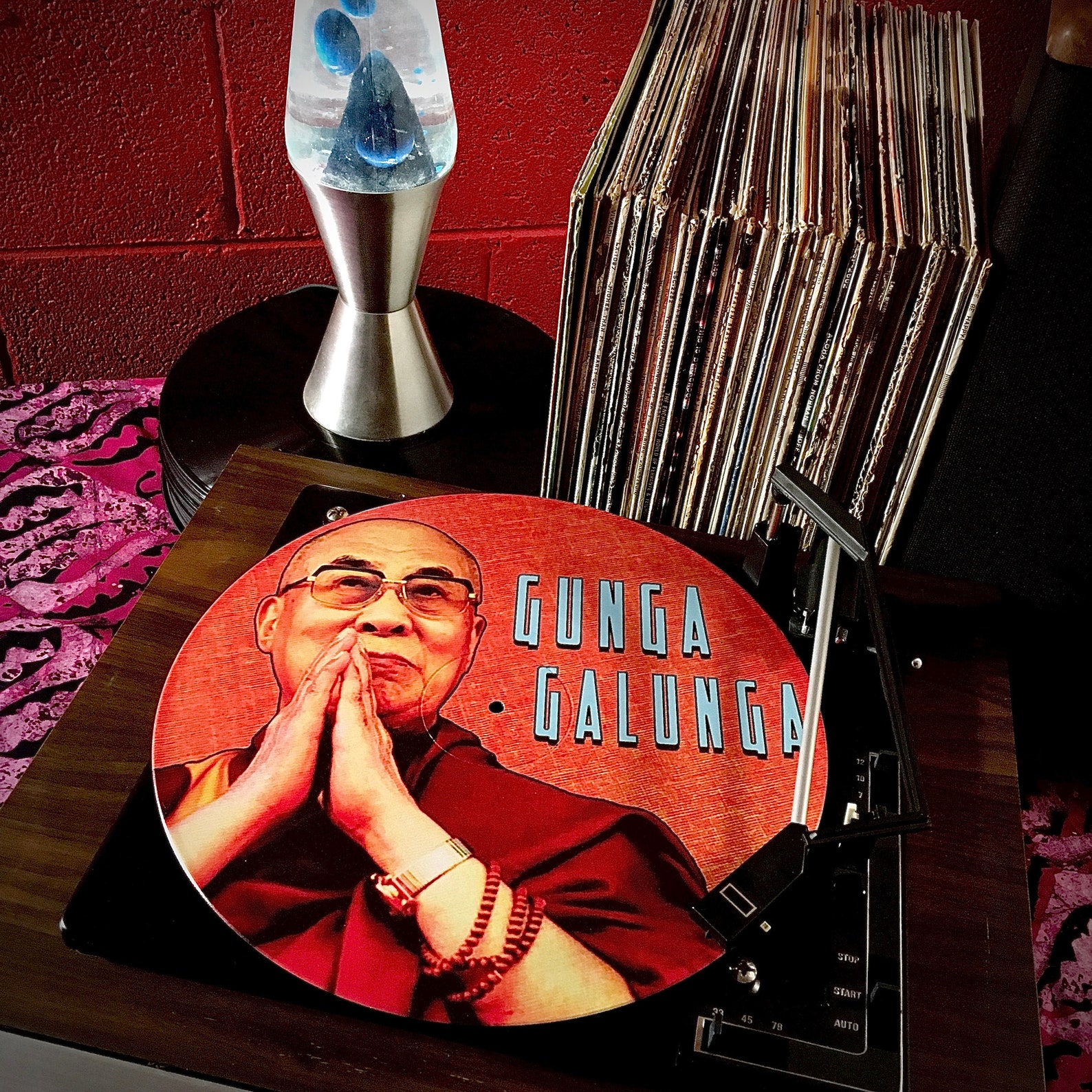 LAMA Dalai Lama Caddyshack Collagestyle LP Wall Art Etsy UK