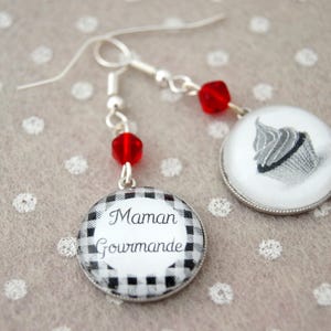 Earrings, sleepers, Mom, Theme of your choice image 1