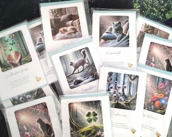 Intention card to give – Forest & Cats