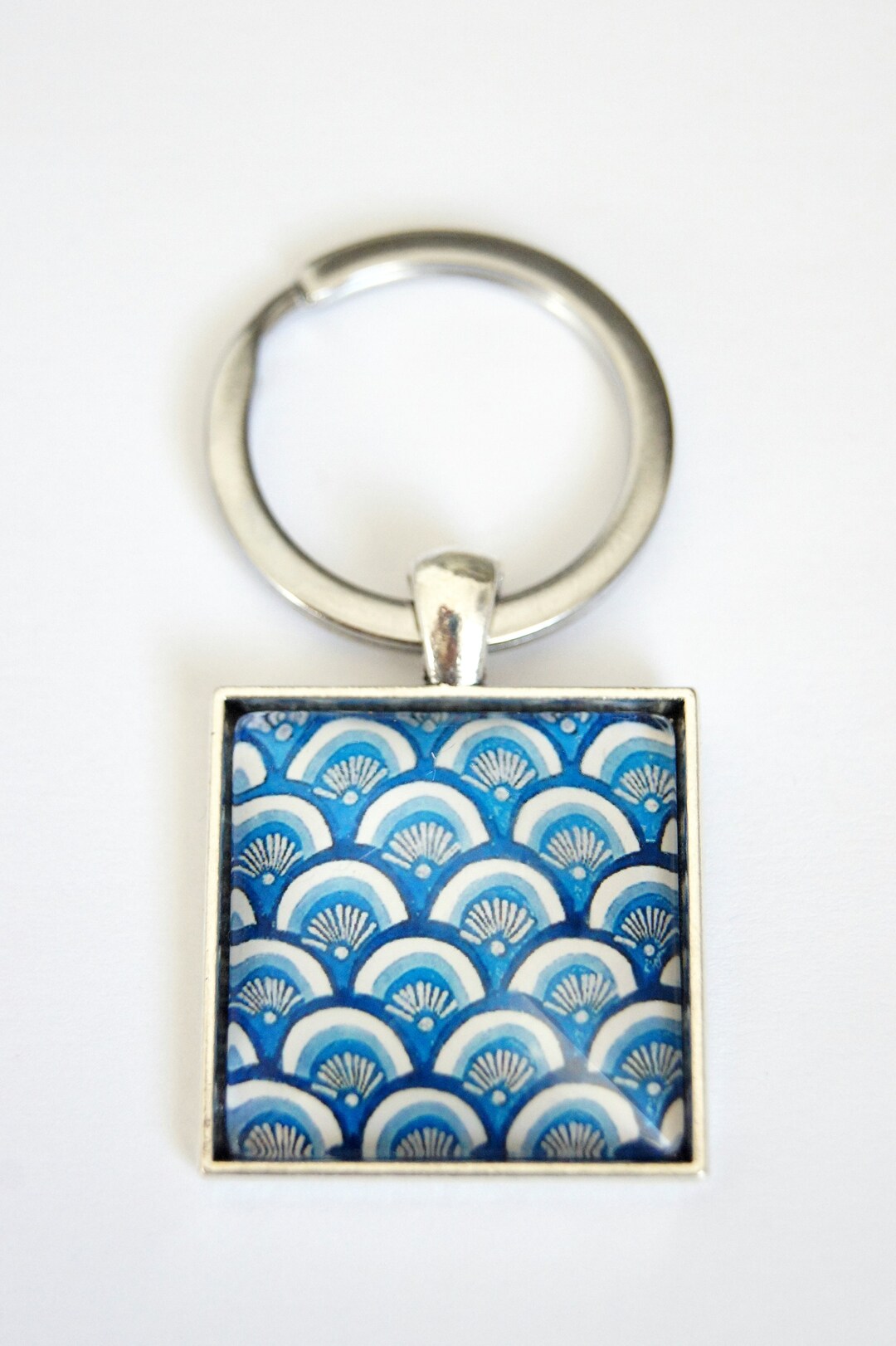 Key Ring, Square, Geometrik, Model of Your Choice - Etsy