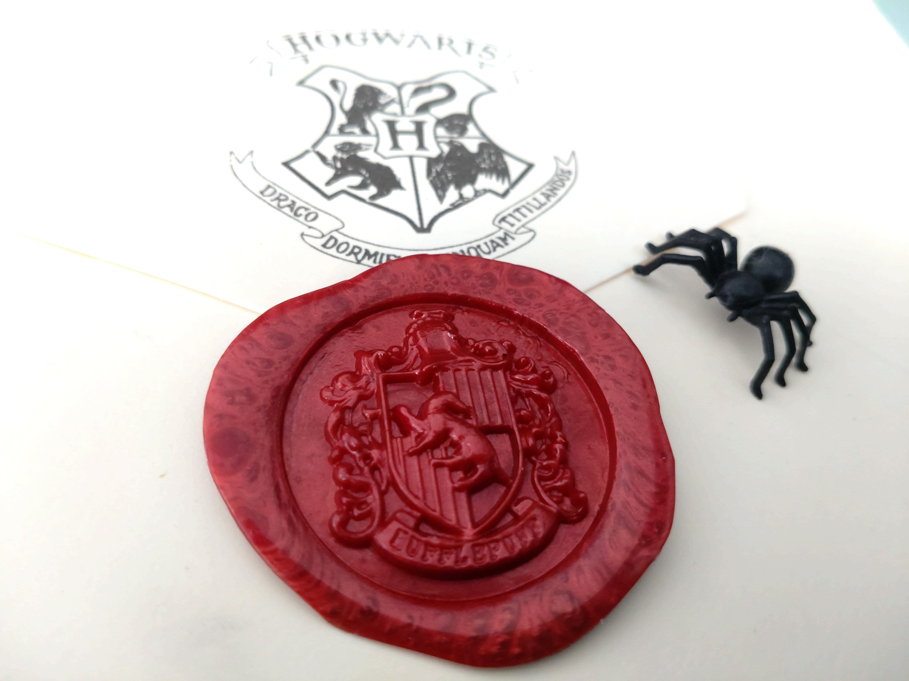Kit Tampons Cachet Cire Harry Potter - 7 Sceaux Poudlard Gryffondor Serpentard - Cadeau Scrapbooking