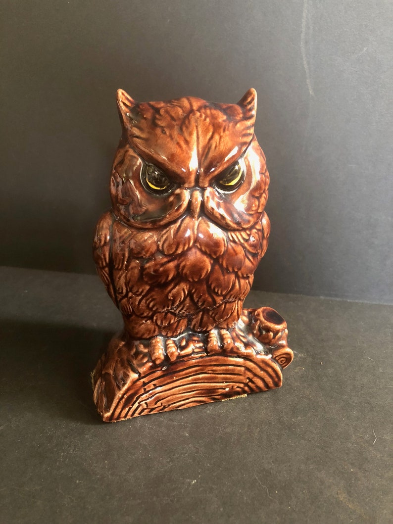 Ceramic Owl Desk Organizer