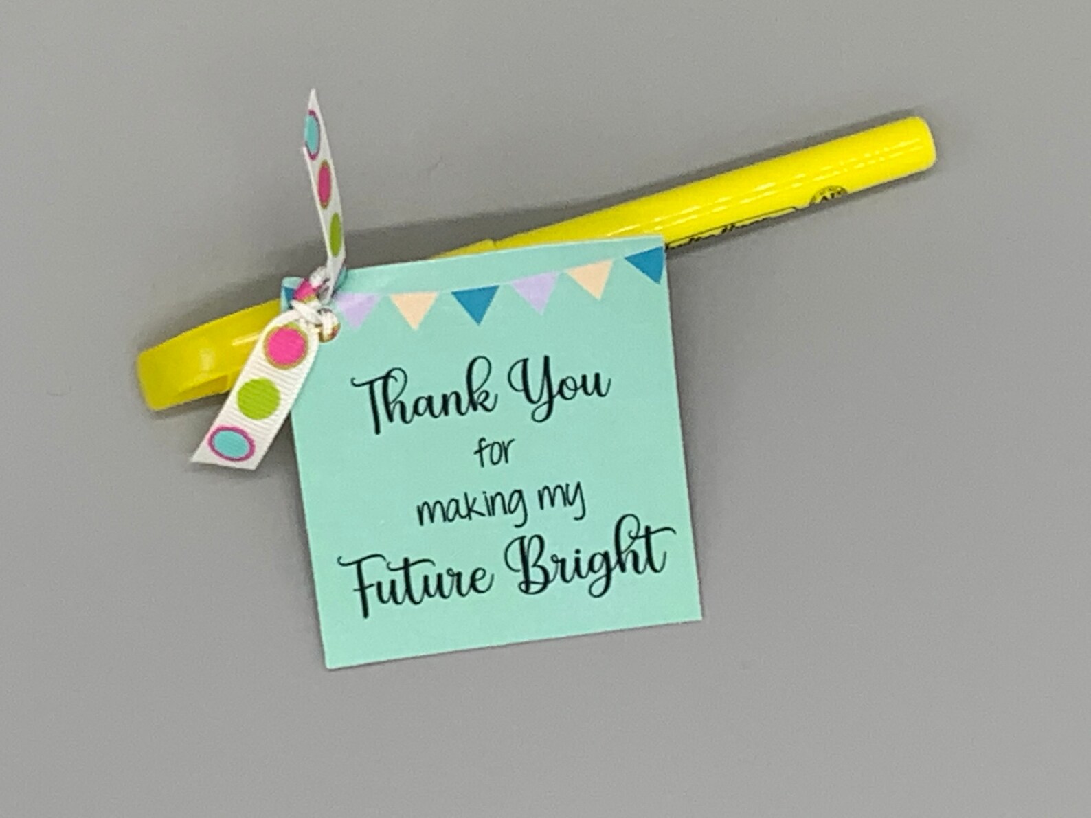 Thank You for Making My Future Bright Teacher Appreciation - Etsy