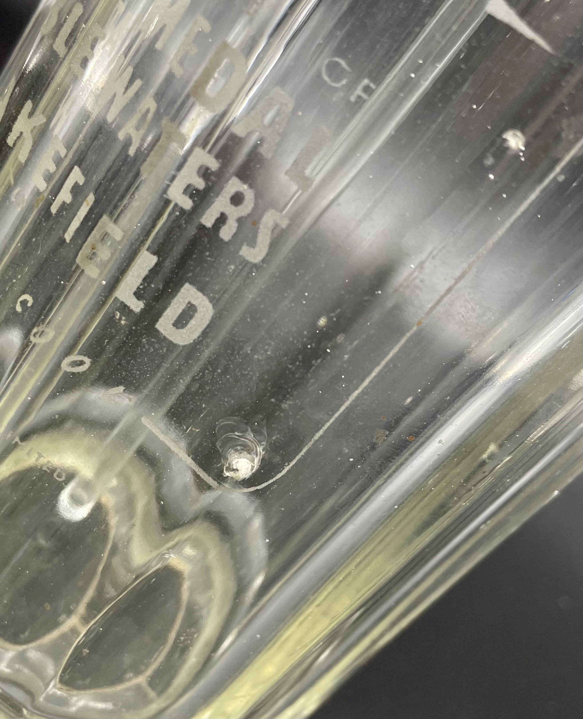 Vintage Seltzer Bottle Crystal Spring LTD Red Top Frosted Etsy