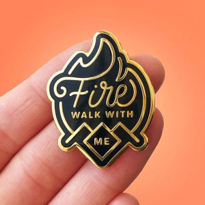 Fire Walk with Me Twin Peaks Hard Enamel Pin