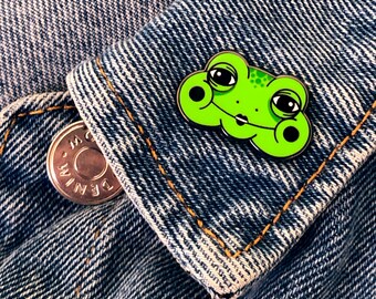 Tired Toad UV-reactive Hard Enamel Pin