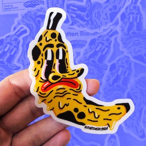 Sticker banane oubliée