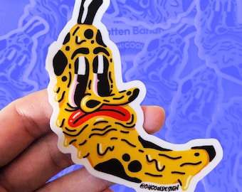 Sticker banaan vergeten