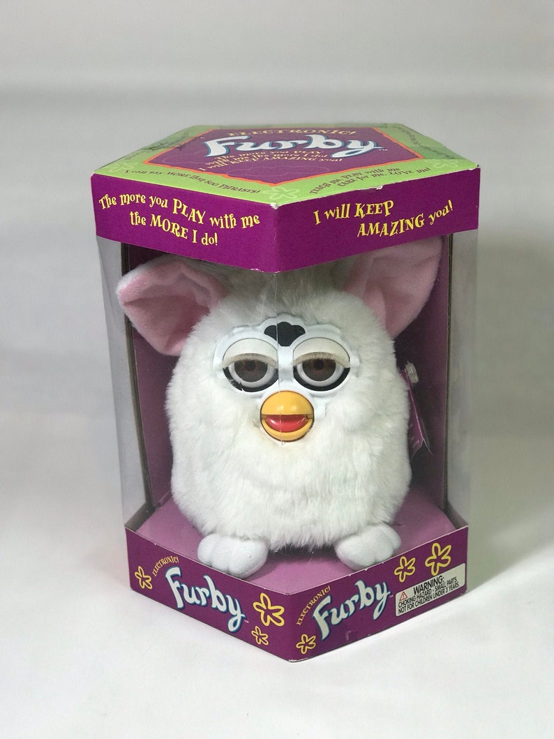 Original Super Rare White Furby First Edition NRFB in Box - Etsy