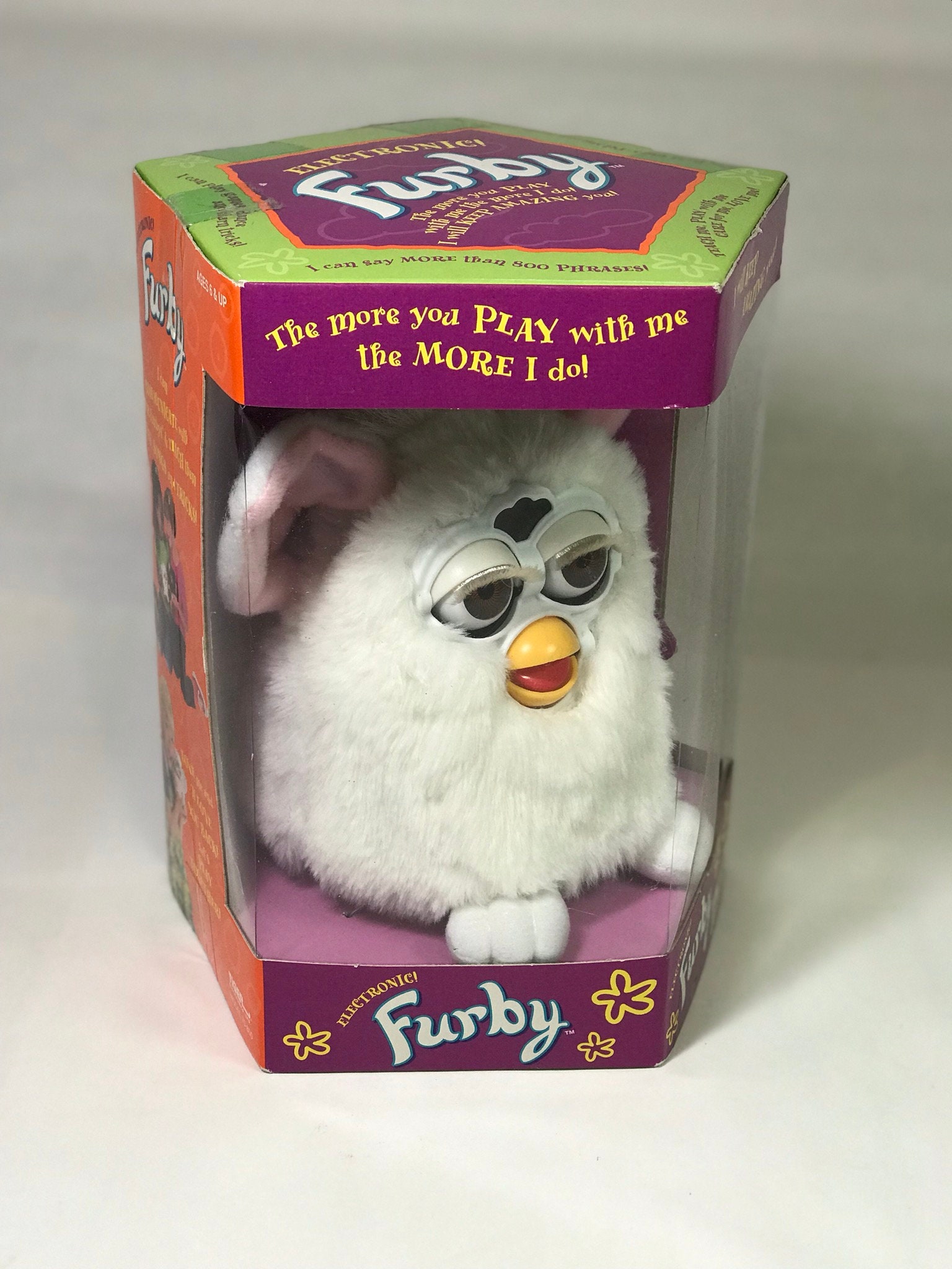 Original Super Rare White Furby, First Edition NRFB in Box Mint