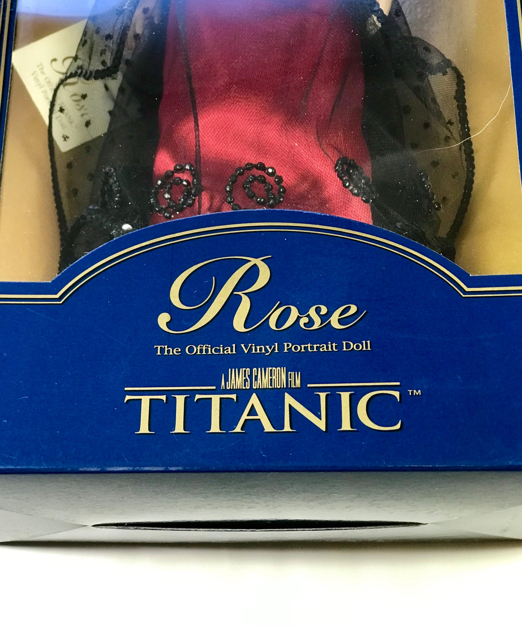 Franklin Mint TITANIC Rose 16" Vinyl DOLL RED JUMP DRESS & SHOES  ONLY