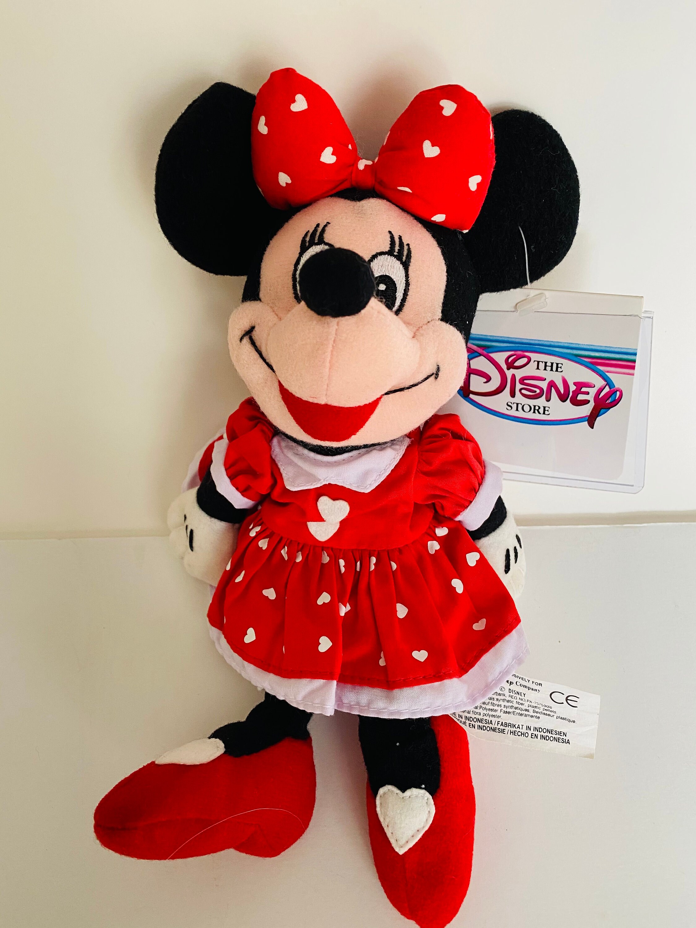 Walt Disney Mickey and Minnie Valentine Polka Dot Red Dress Walt Disney Mickey and Minnie Valentine Polka Dot Red Dress