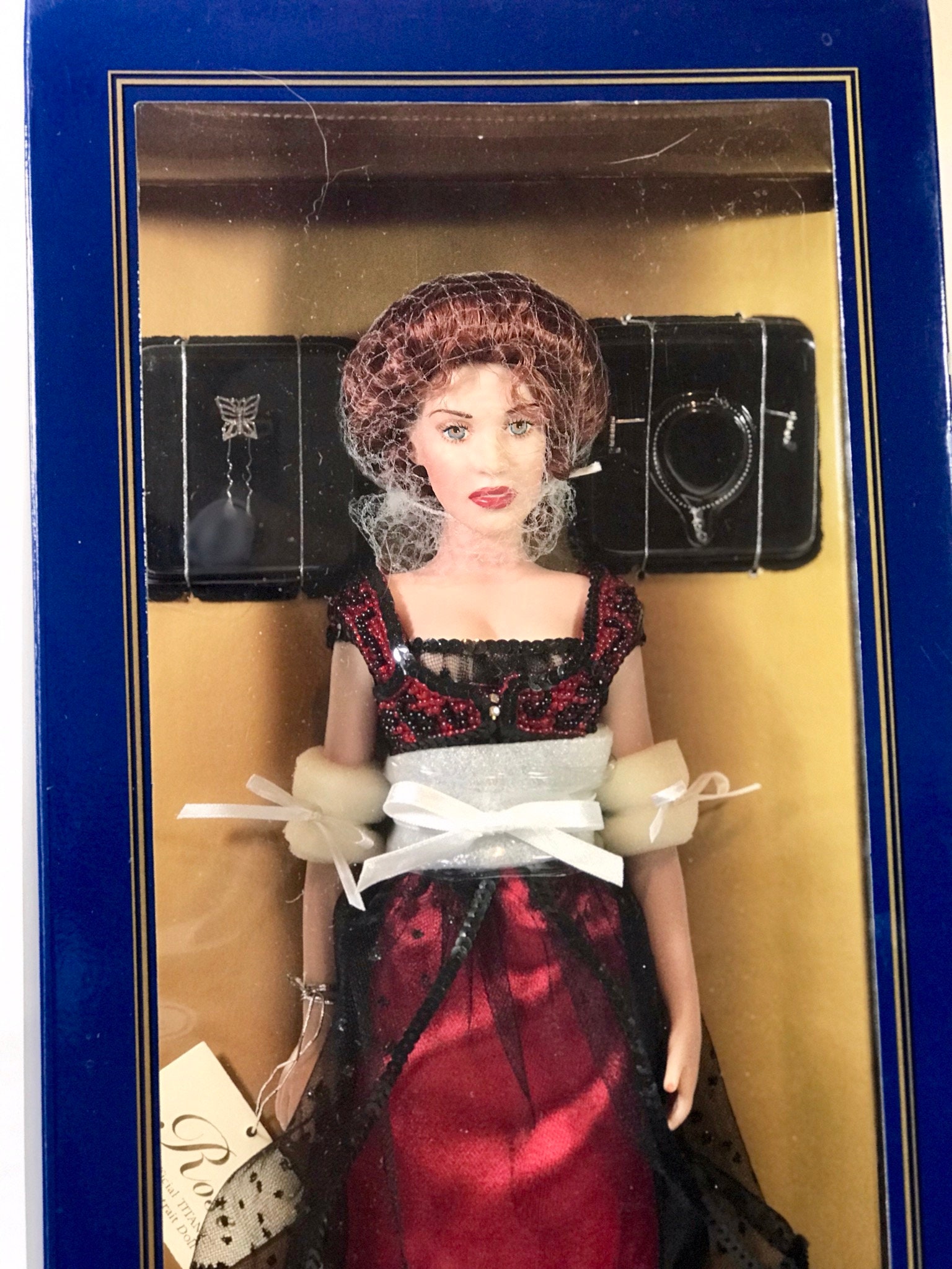 Franklin Mint TITANIC Rose Doll The BOARDING SUIT ENSEMBLE clothes outfit  NRFB