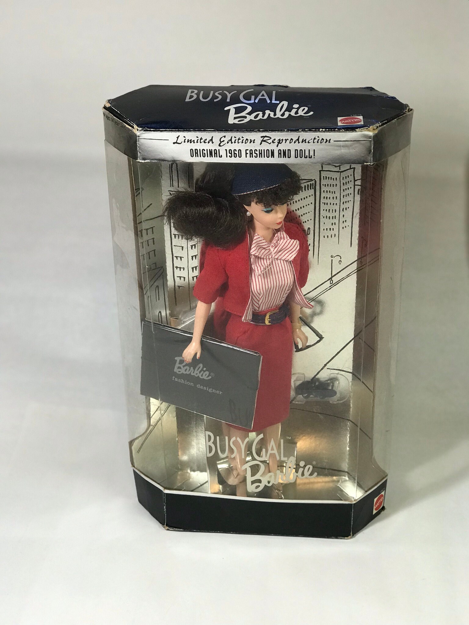 1995 Reproduction Limited Edition Barbie Busy Gal Adult