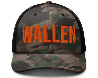 Wallen Bestickter Camo Trucker-Hut