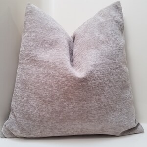 TAUPE Chenille Pillow Cover, Decorative pillow, Scandinavian Pillow, Bohemian Pillow, Couch Pillow, Throw Pillow Cover, Cushions, Pillows