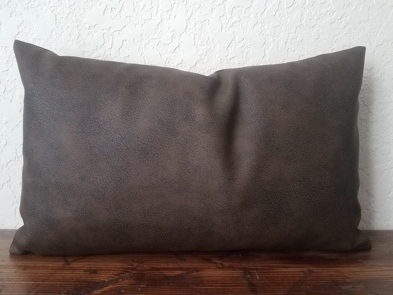 leather pillows etsy