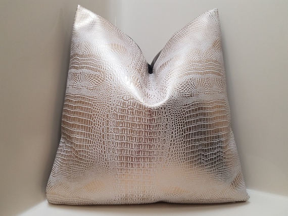 Modern clearance leather pillows