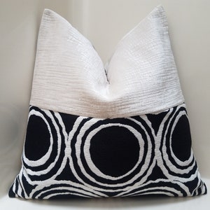  Color Blocks Lumbar Pillow Cover with Elastic Band