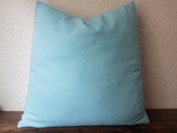 Linen Pillow Covers Light Blue Pillow Sham Trow Pillow Case Etsy