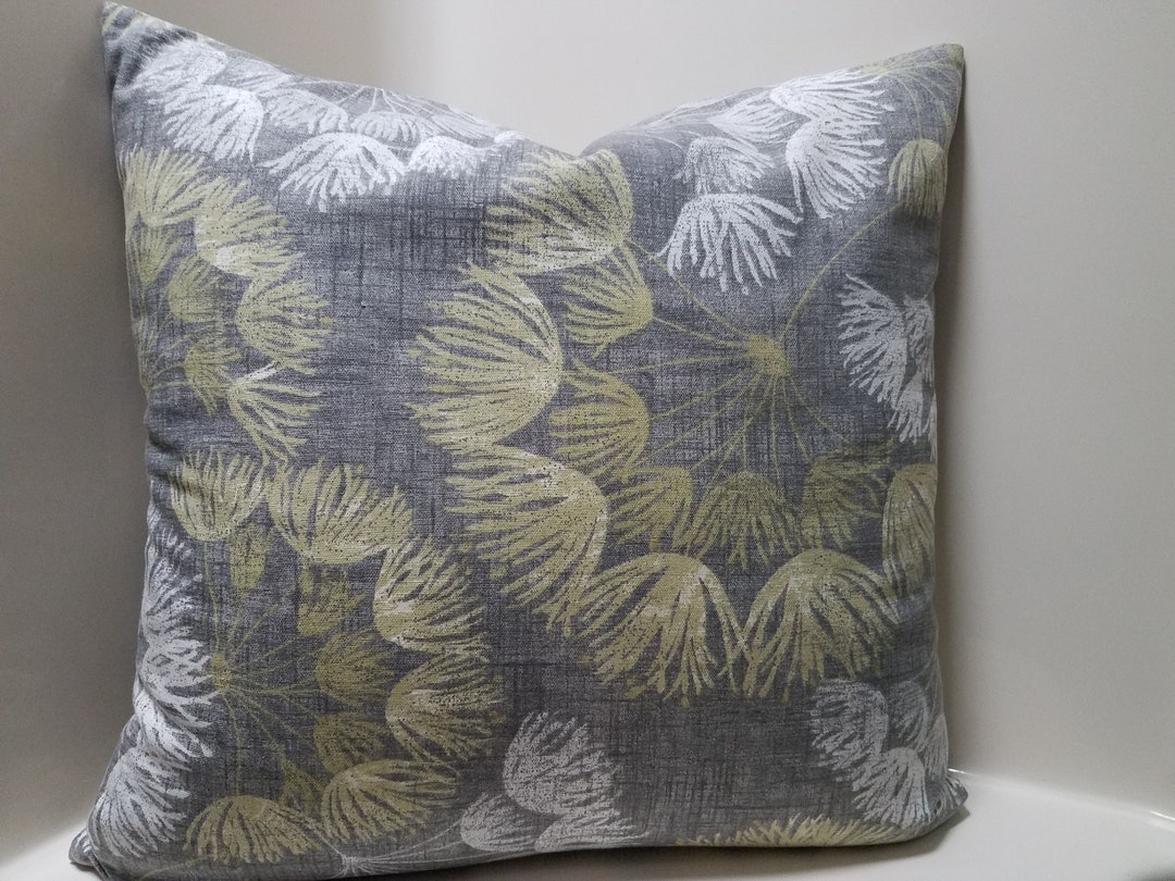 Floral Cotton Pillow Cover in Classic Design Dandelions from Magnolia