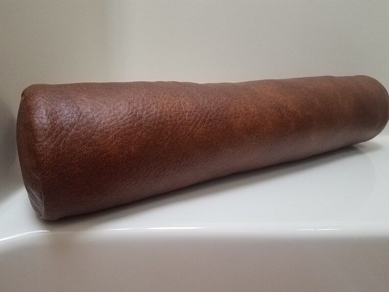 Bolster Pillow Cover VARIETY SIZE & COLOR Faux Leather Bolster Etsy