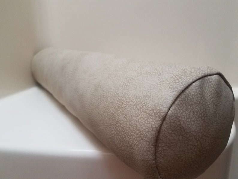 Bolster Pillow Cover VARIETY SIZE & COLOR Faux Leather Bolster Etsy