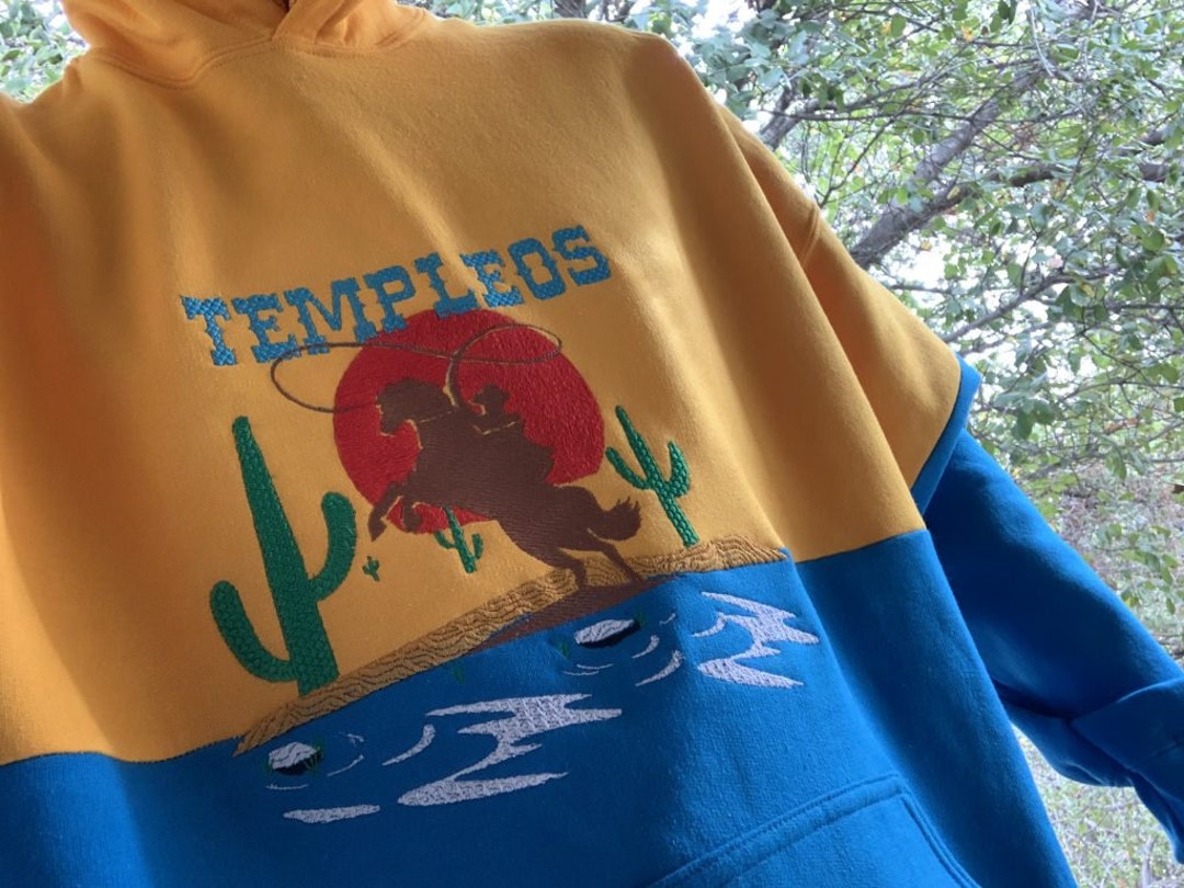 Cut&sew Templeos Western Hoodie Canada