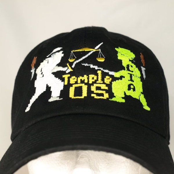 Gorra de la CIA TempleOS que brilla en la oscuridad