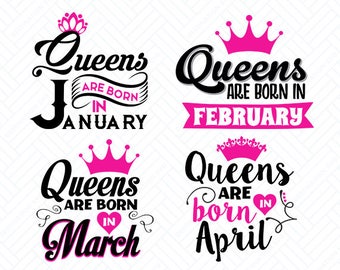 Download January birthday svg | Etsy