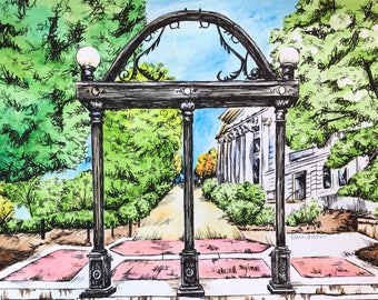 University of Georgia - UGA Arch Print
