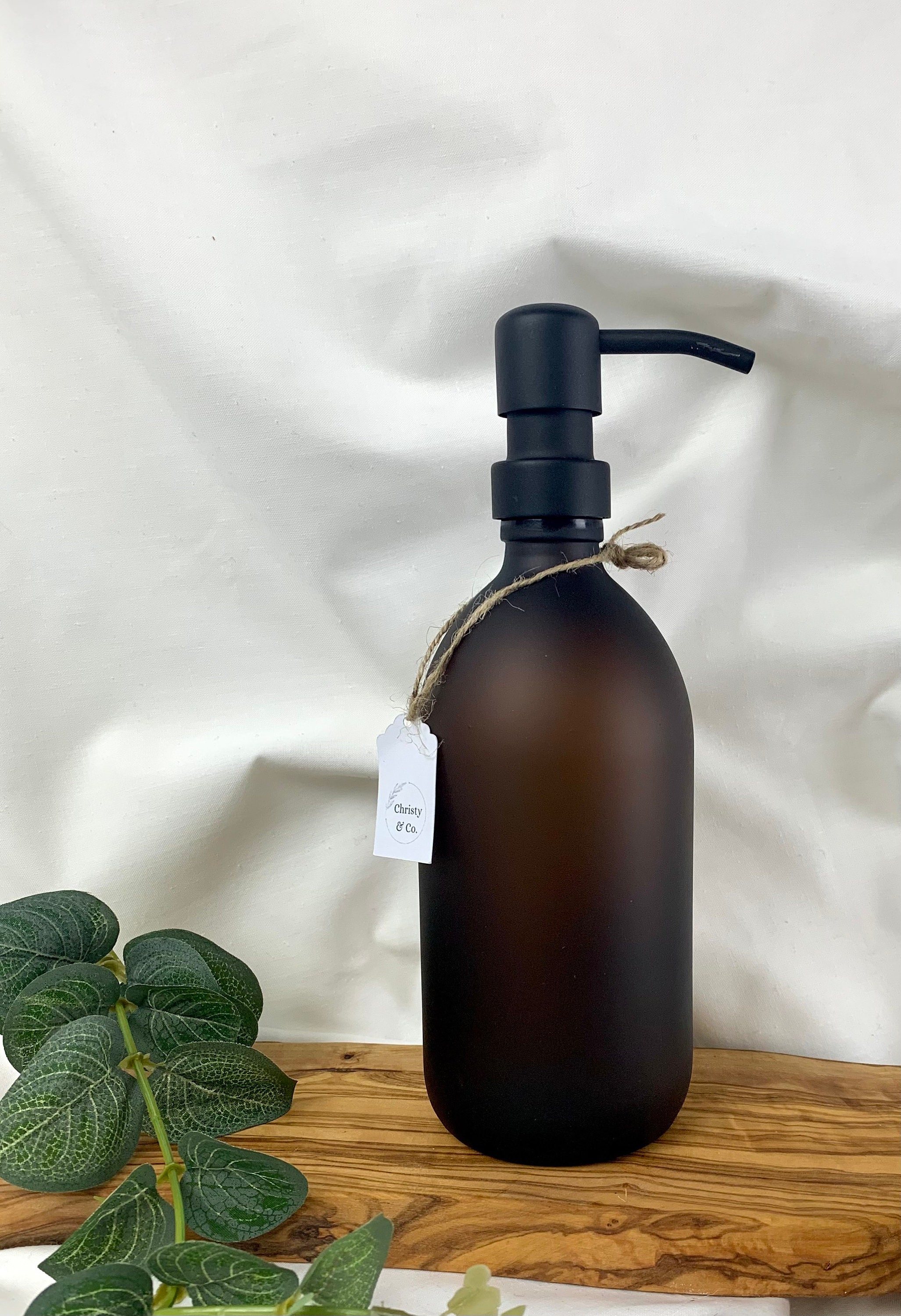 Amber Glass Bottle Soap Bottles Amber Glass With Pump Etsy