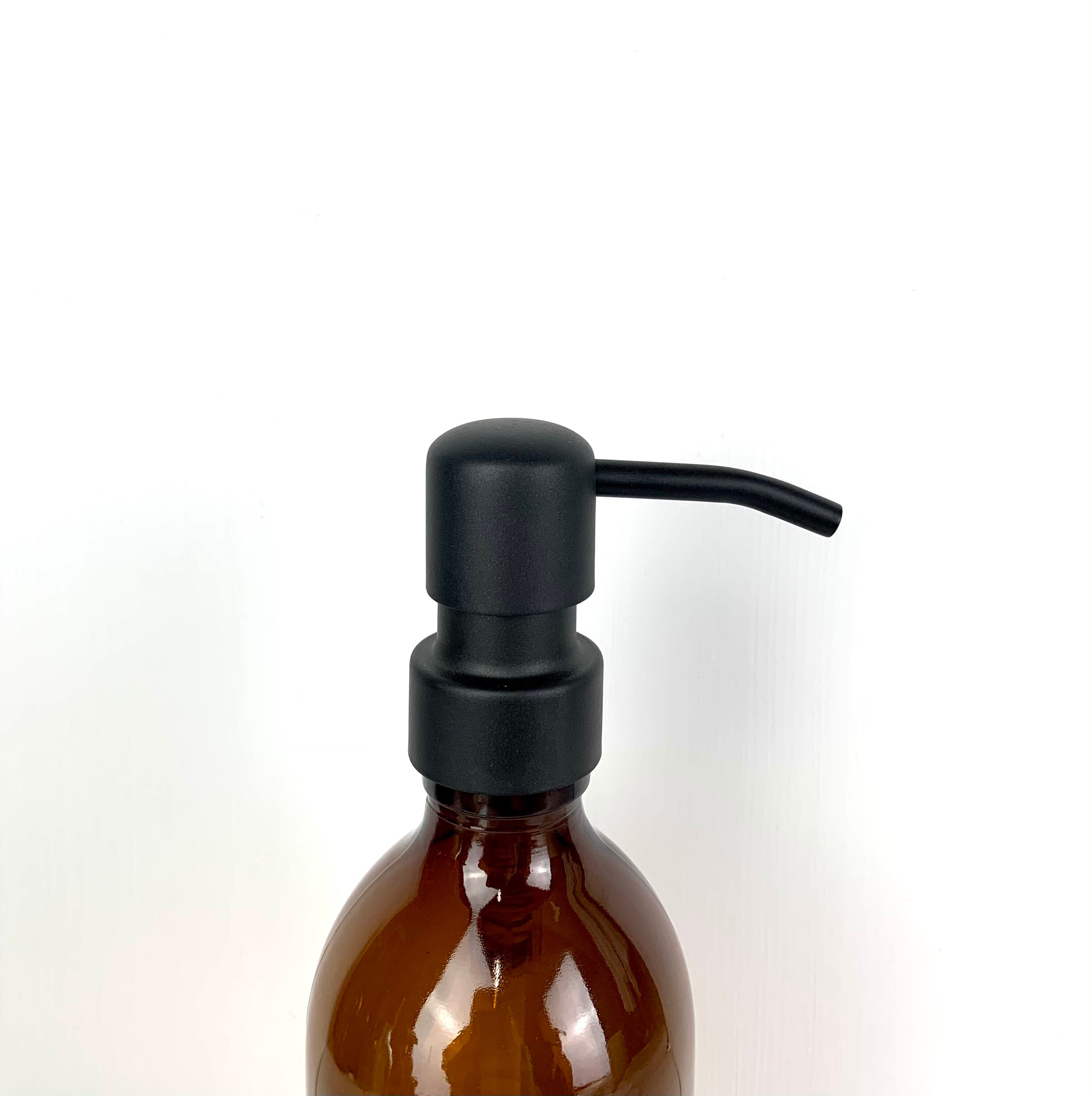 Amber Glass Bottles Reusable Bathroom Bottles Shampoo Etsy UK