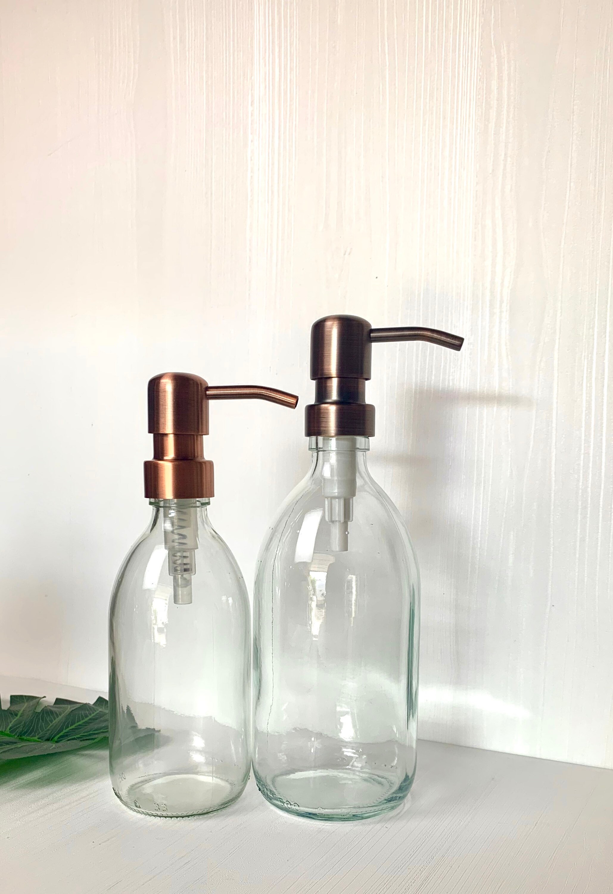 Amber Glass Bottles Reusable Bathroom Bottles Soap Etsy UK