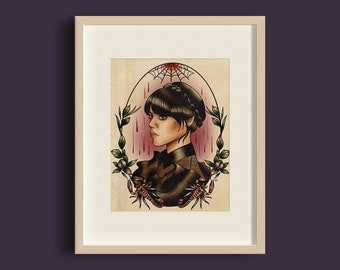 Mittwoch Tattoo Print